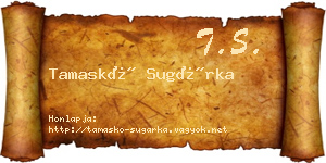Tamaskó Sugárka névjegykártya